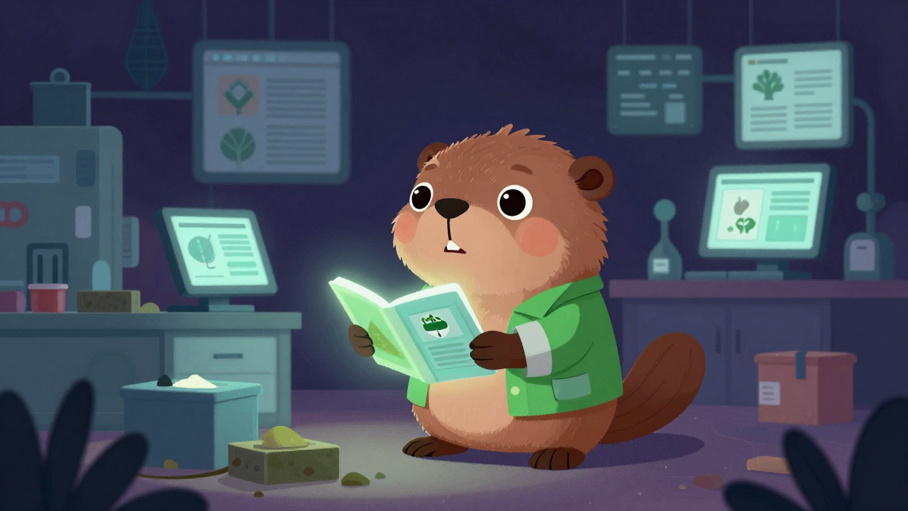 친환경건설연구원 직업 종사자가 업무를 수행하는 모습