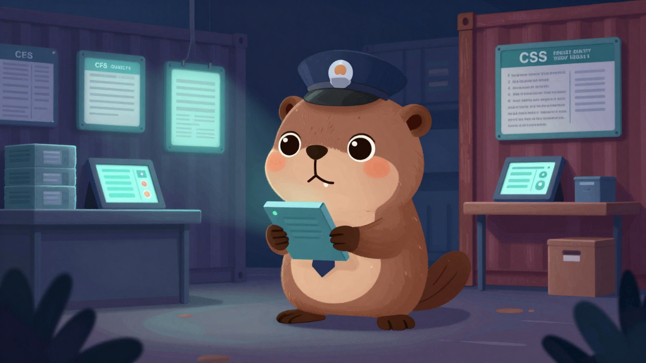 컨테이너화물집하장검수원