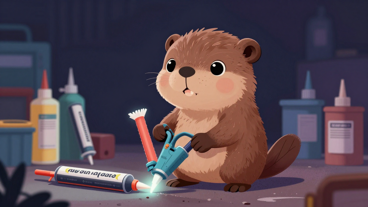 코킹공 직업 종사자가 업무를 수행하는 모습