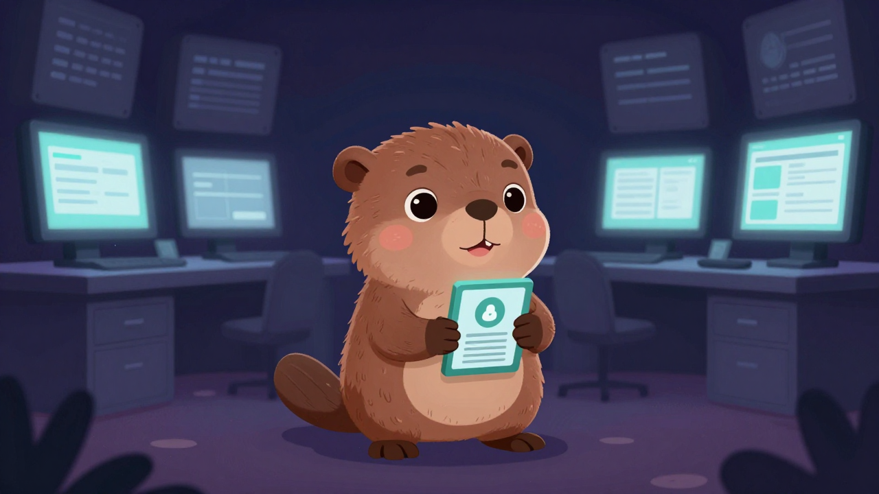 콘텐츠관리원 직업 종사자가 업무를 수행하는 모습