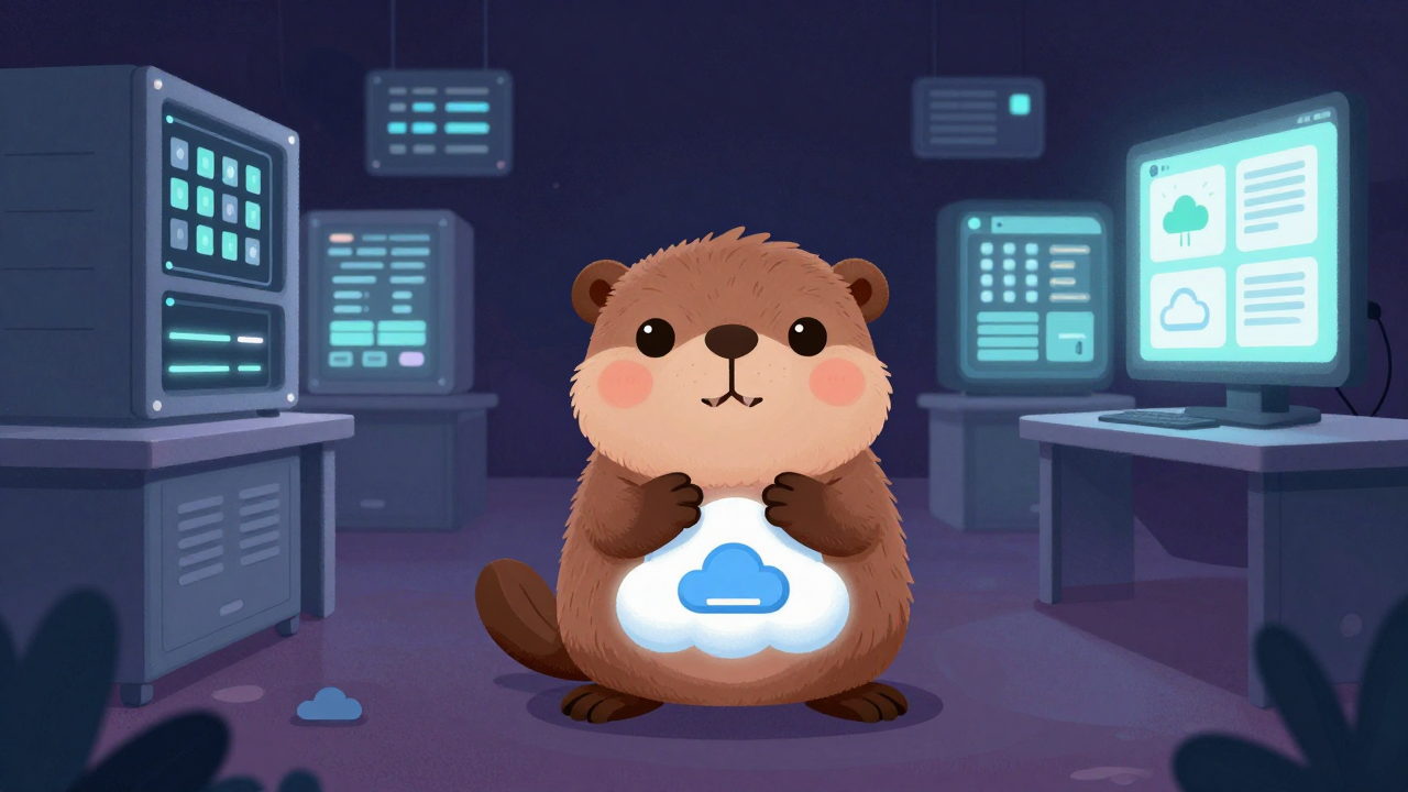 클라우드플랫폼엔지니어 직업 종사자가 업무를 수행하는 모습