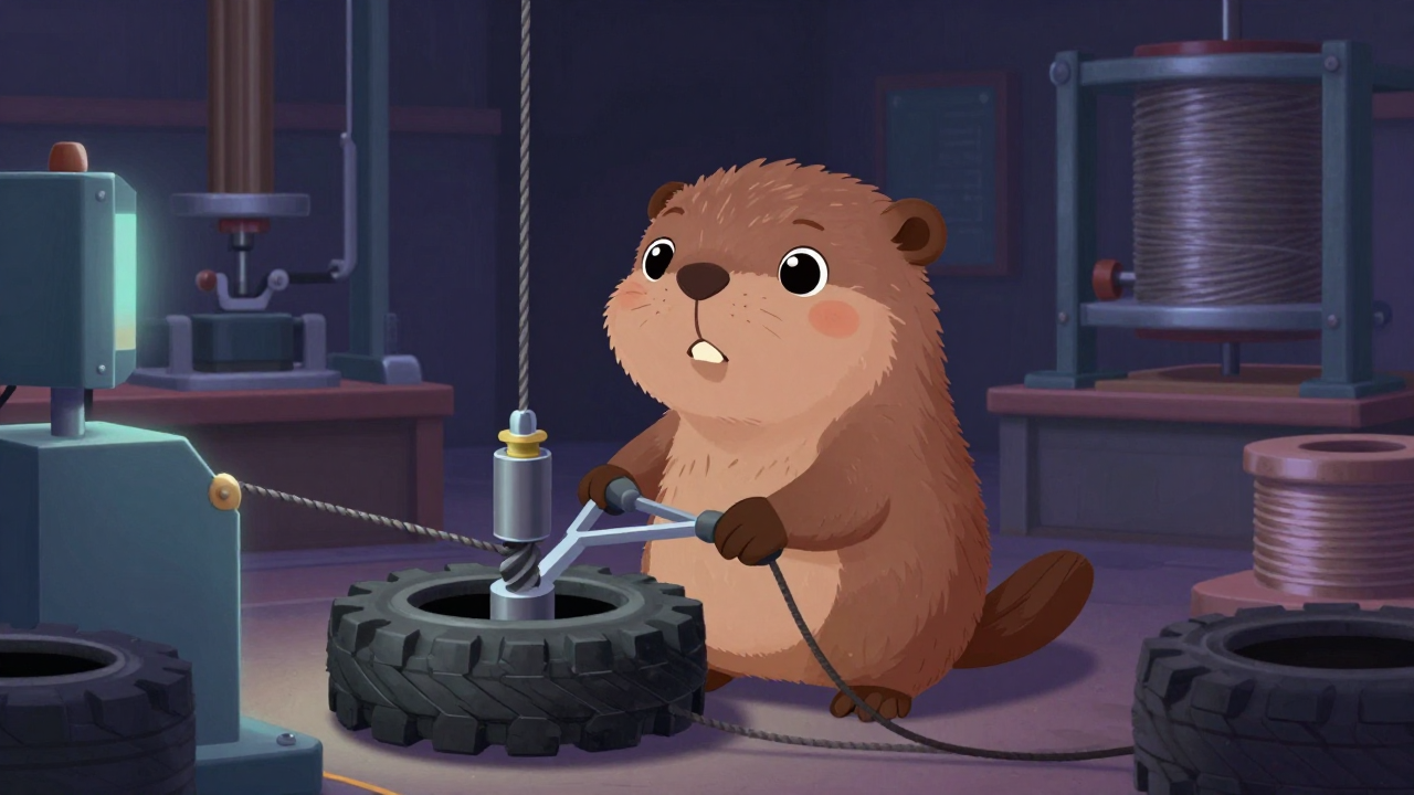 타이어코드연사기조작원