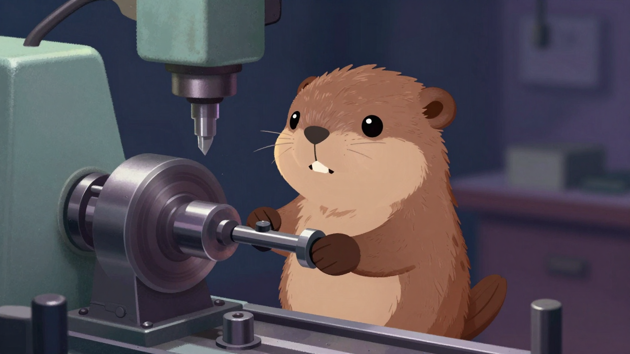 턴건조작원 직업 종사자가 업무를 수행하는 모습