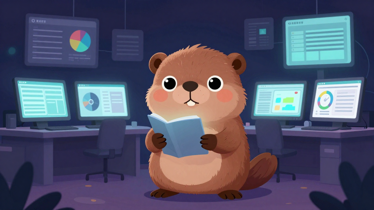 통신고객정보분석원 직업 종사자가 업무를 수행하는 모습