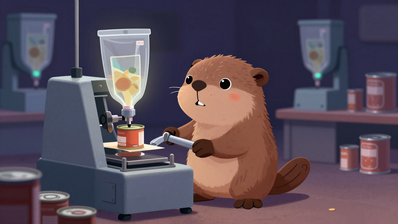 통조림밀봉기조작원