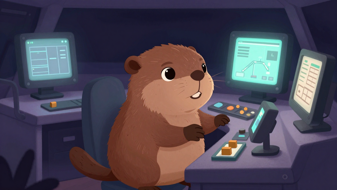 트랜스포터운전원 직업 종사자가 업무를 수행하는 모습