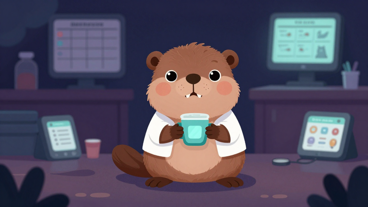 펫시터 직업 종사자가 업무를 수행하는 모습