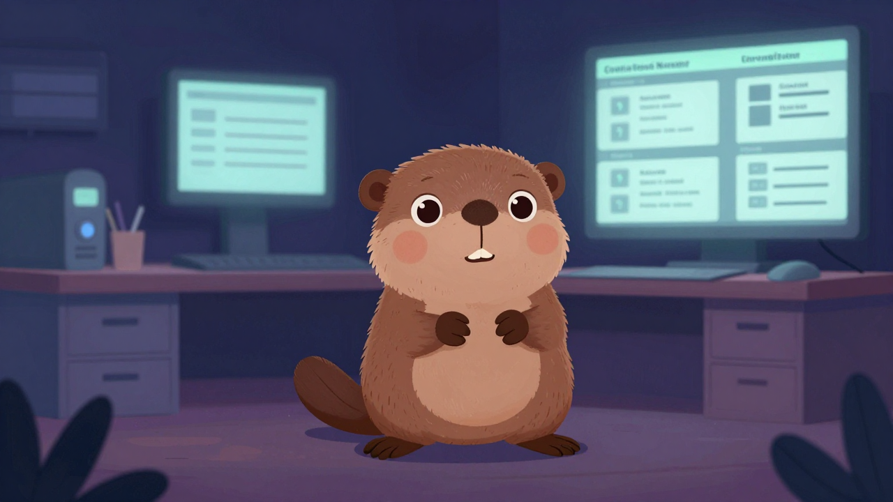 편집자료관리원 직업 종사자가 업무를 수행하는 모습