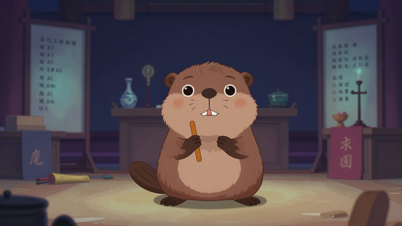 폐백도우미 직업 종사자가 업무를 수행하는 모습