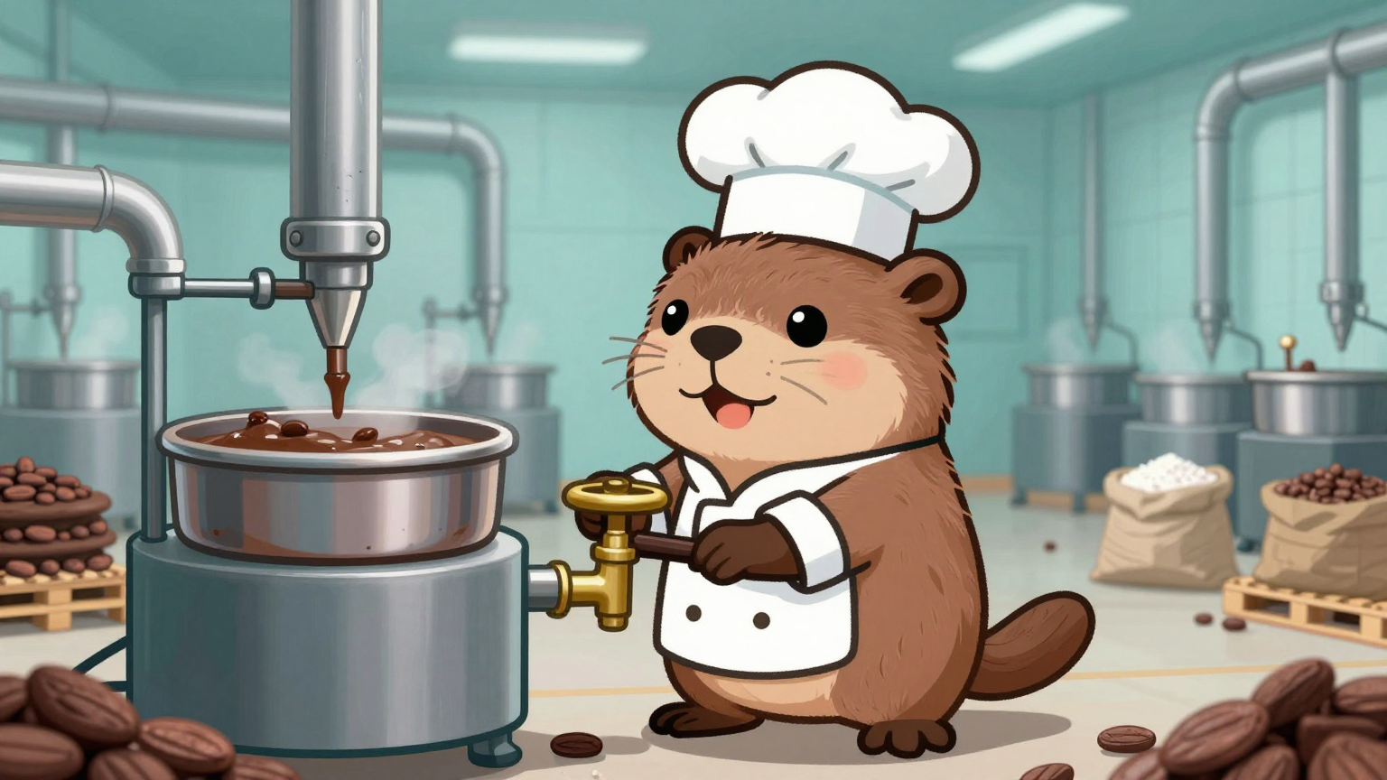 푸드 브로커 직업 종사자가 업무를 수행하는 모습