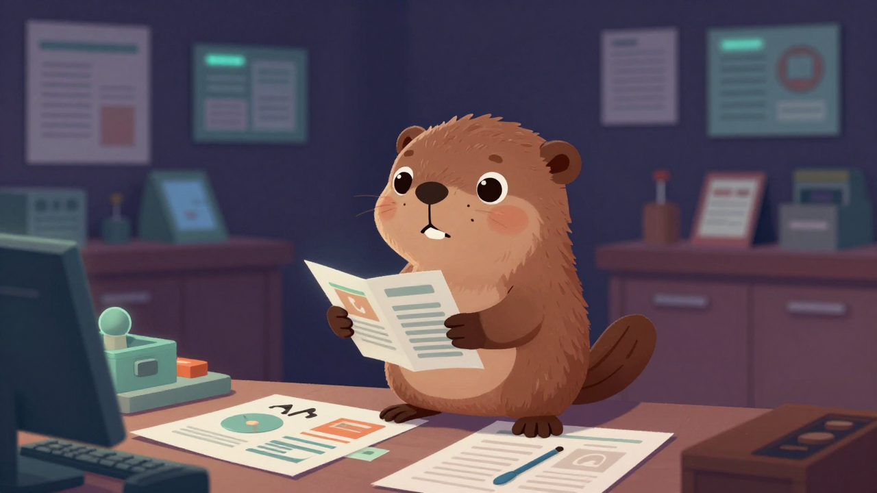 학예사 직업 종사자가 업무를 수행하는 모습