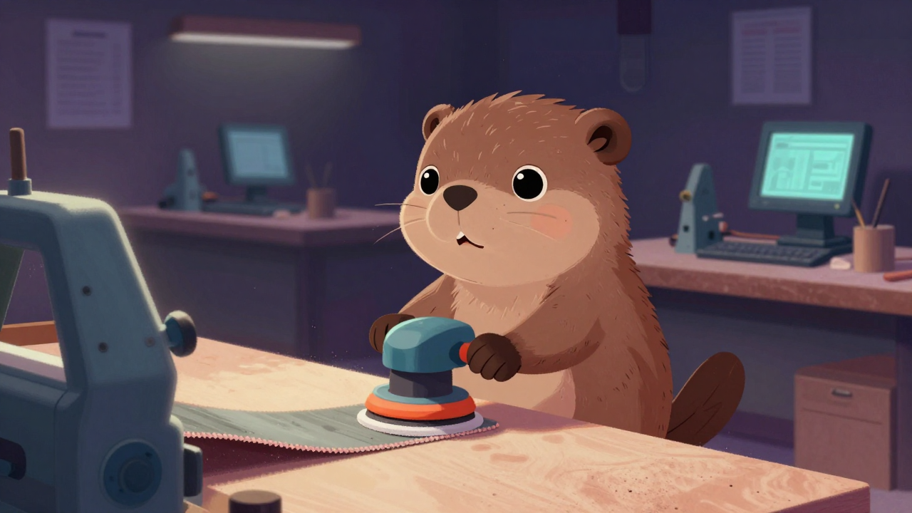 합판연마기조작원