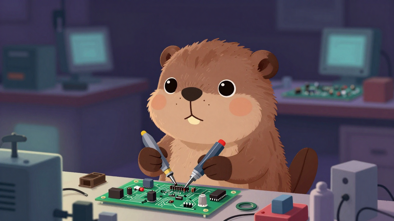 항공기전자부품설치원