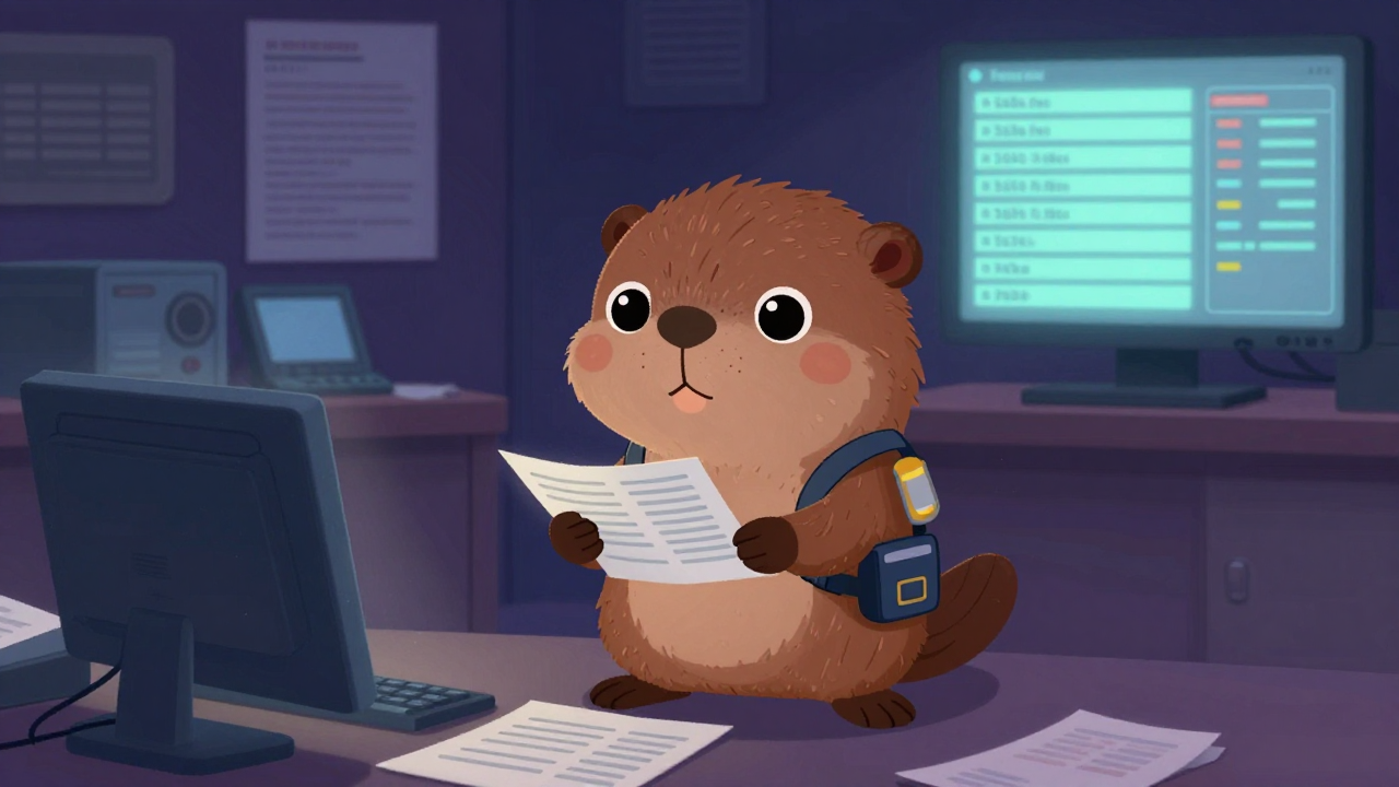 항공운송사무원 직업 종사자가 업무를 수행하는 모습