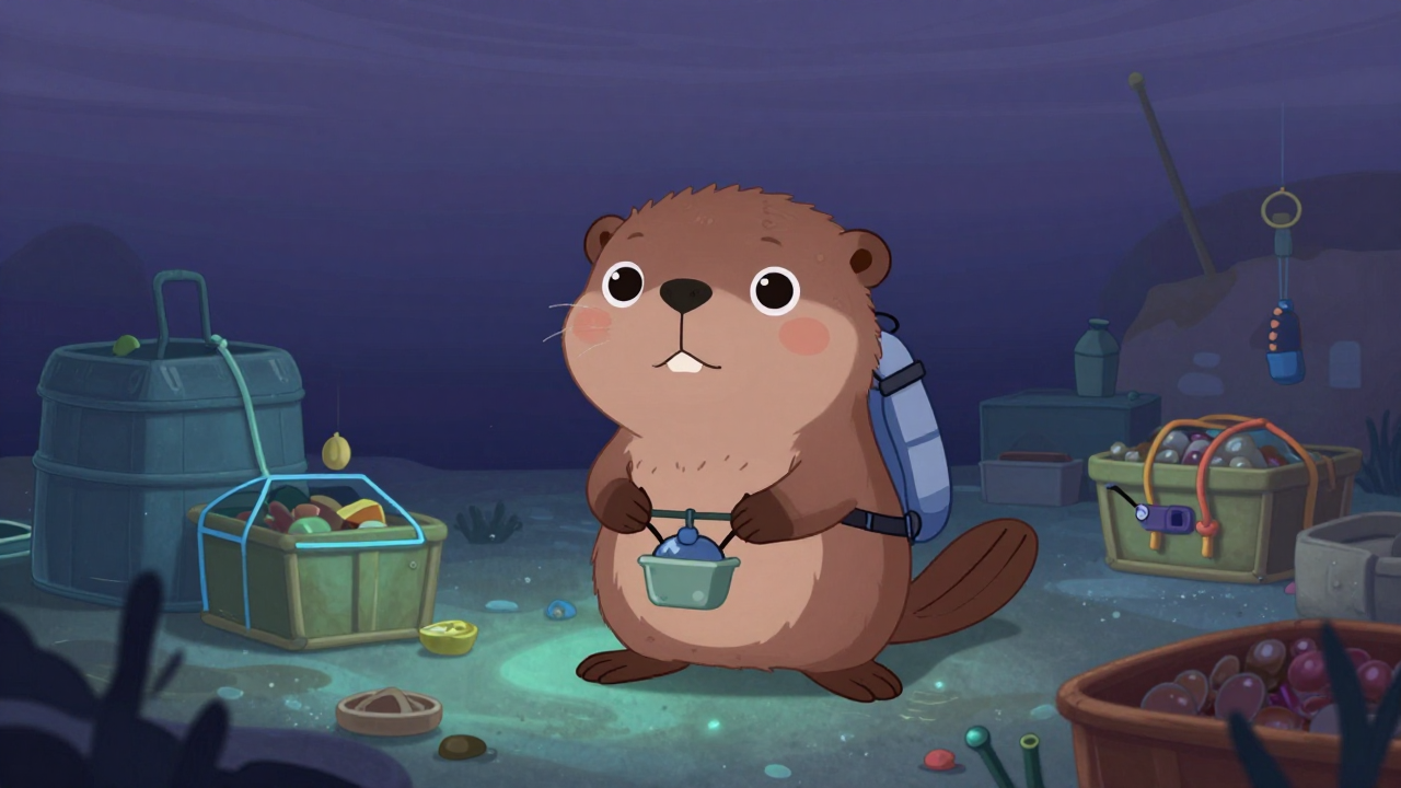 해녀 직업 종사자가 업무를 수행하는 모습