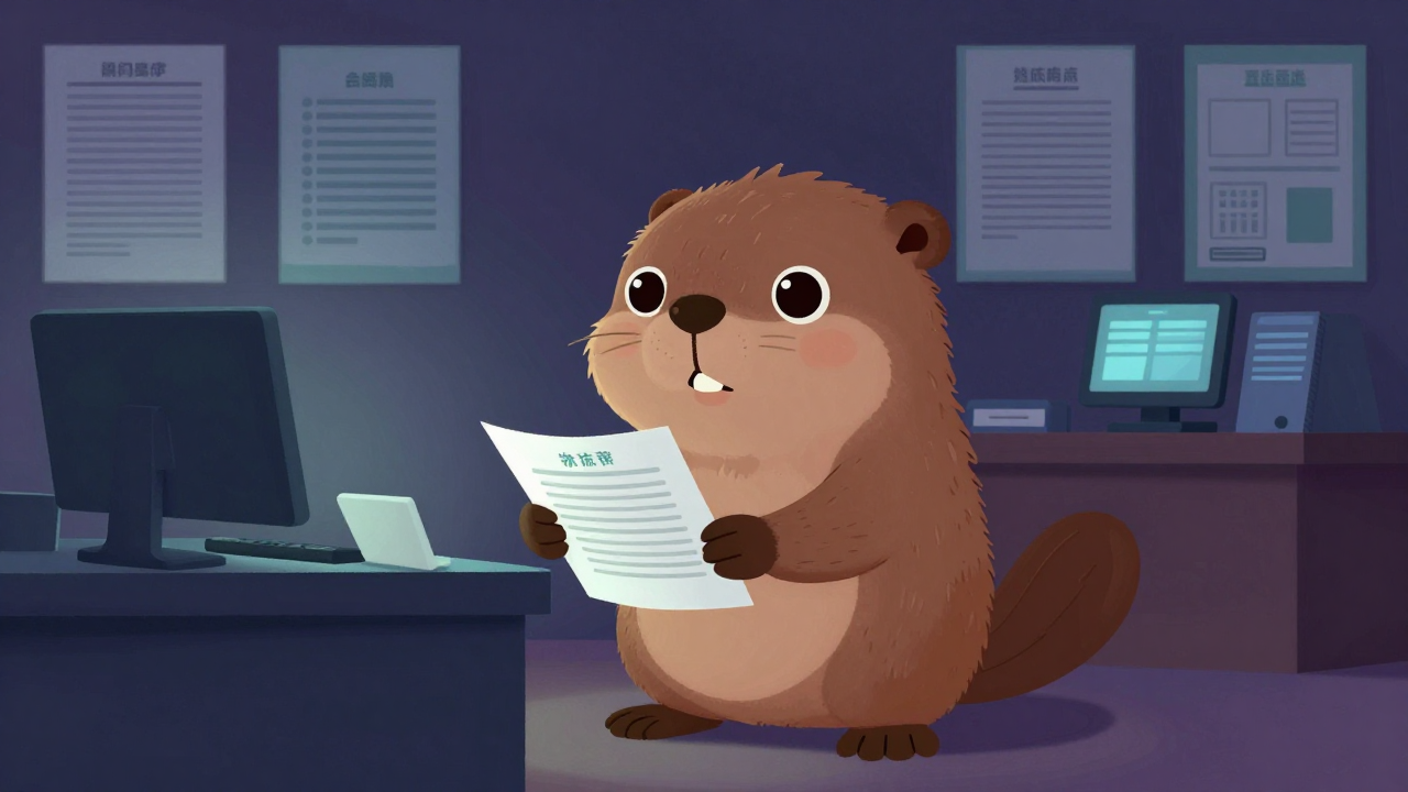 행정사 직업 종사자가 업무를 수행하는 모습