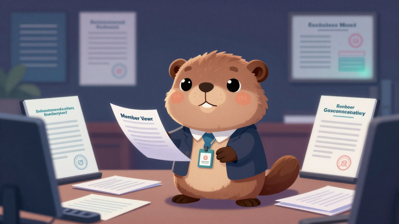 협회임원 직업 종사자가 업무를 수행하는 모습