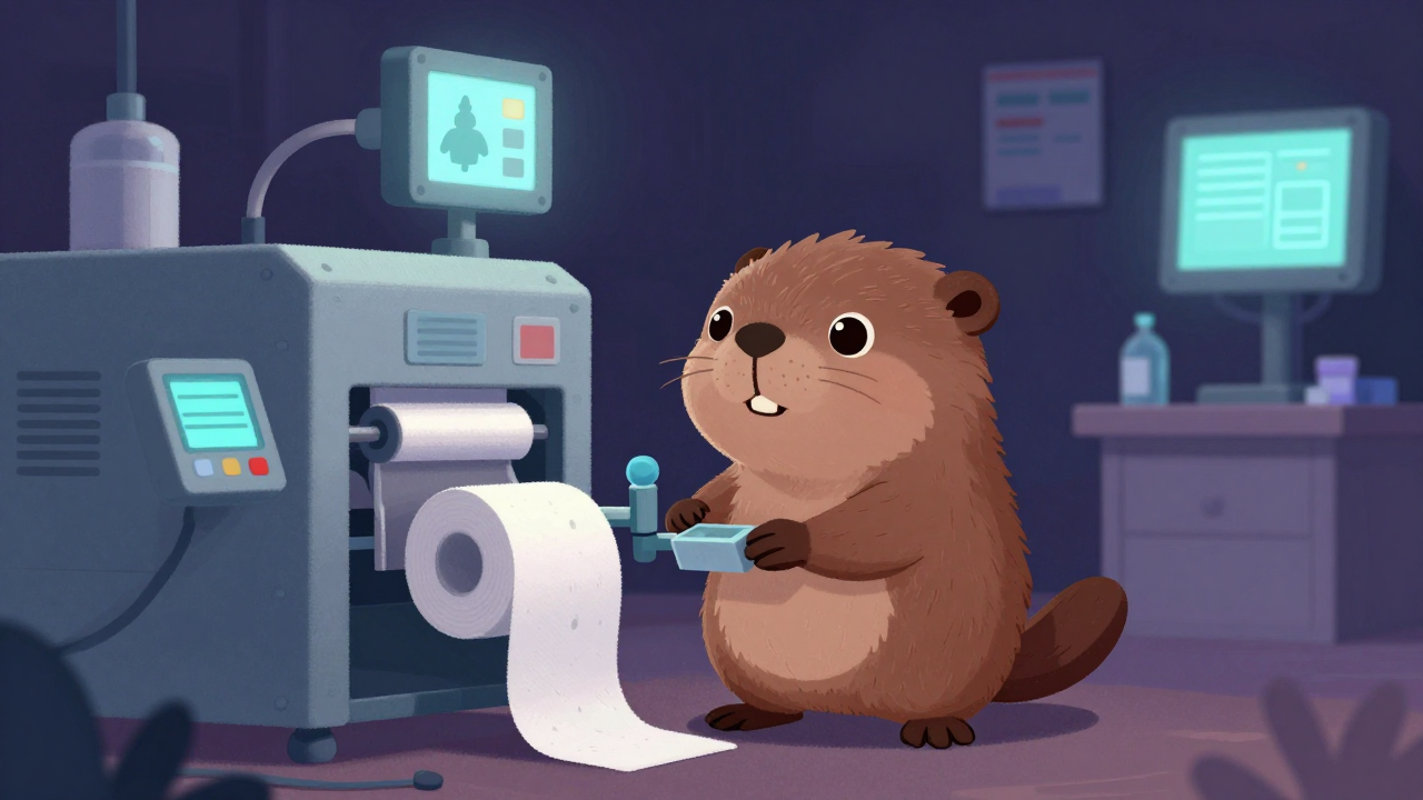 화장지가공설비조작원