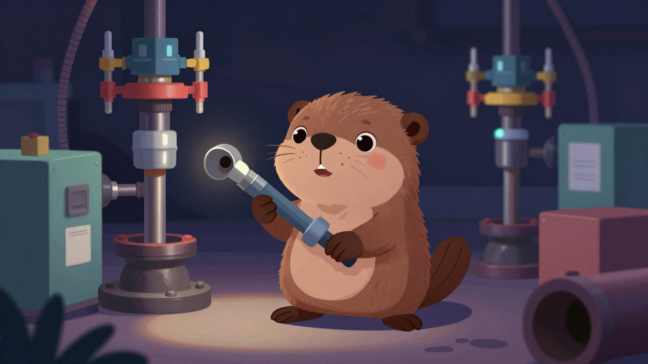 확관기조작원 직업 종사자가 업무를 수행하는 모습