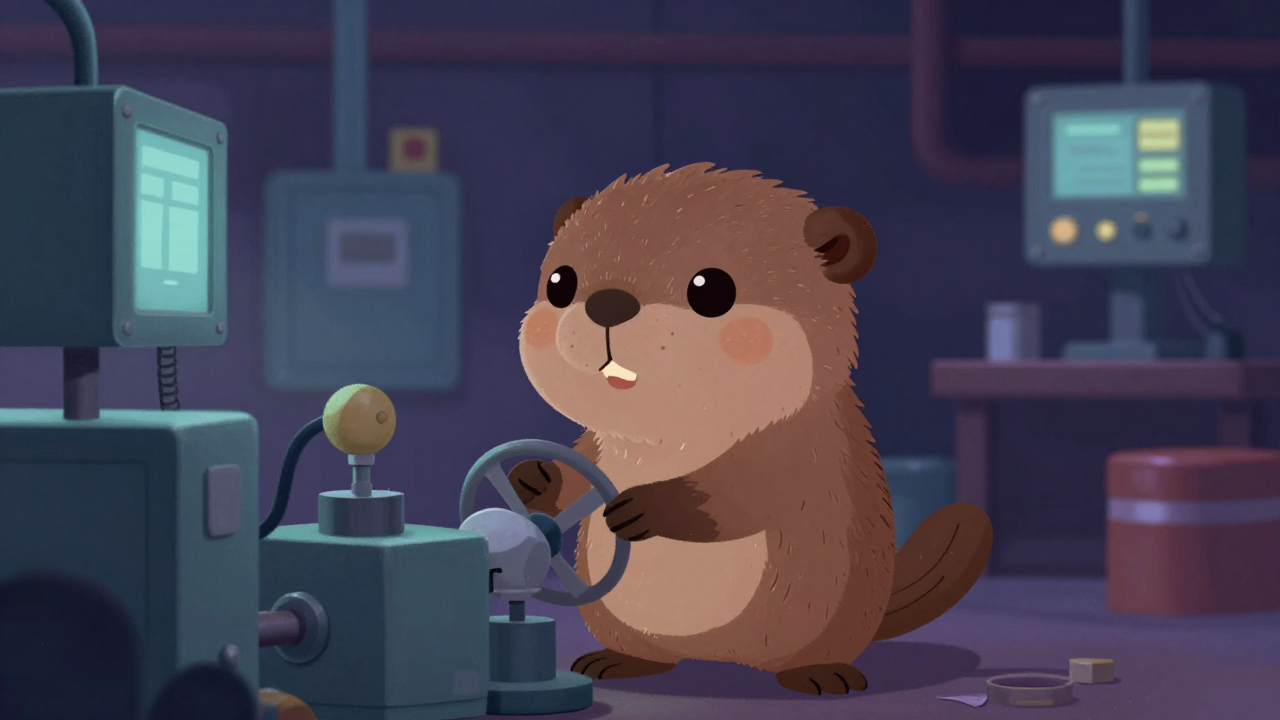 휠체어조립원 직업 종사자가 업무를 수행하는 모습