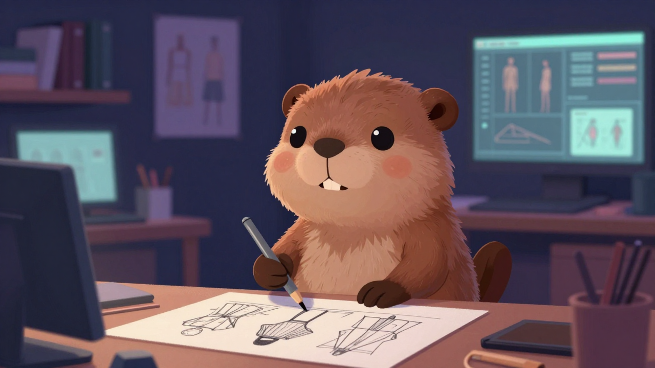 패션디자인과 전공 관련 학습 환경